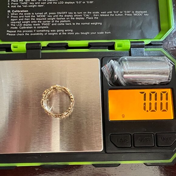 Cartier Double C Ring 18k Yellow Gold Band US 5 - Picture 9 of 9